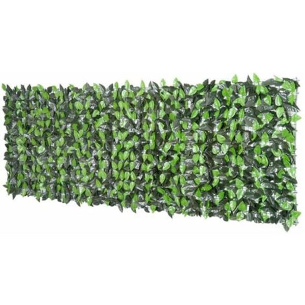 Recinzione pvc foglie lauro mt 3x1 - immagine 2