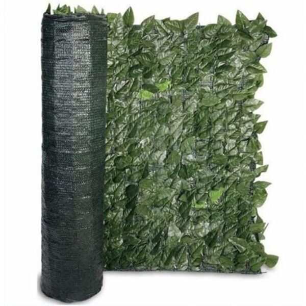 Recinzione pvc foglie lauro mt 3x1