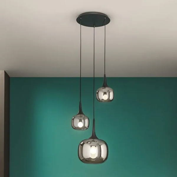 Jaipur lampada a sospensione fumè - immagine 2