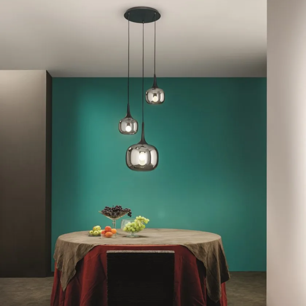 Jaipur lampada a sospensione fumè - immagine 3