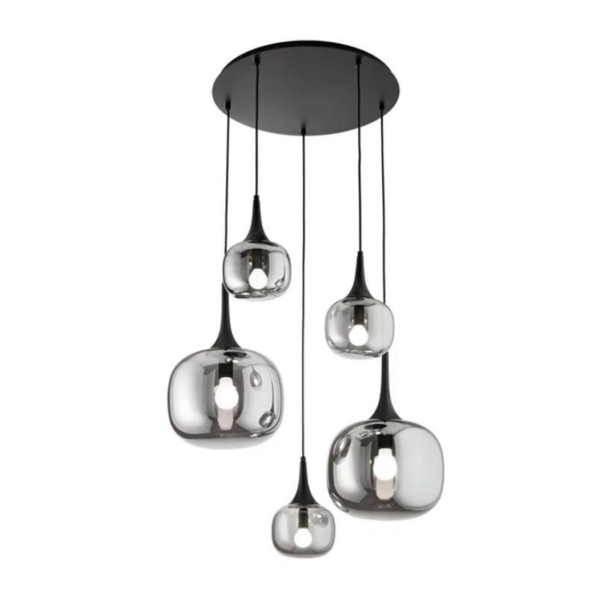 Jaipur lampada a sospensione fumè