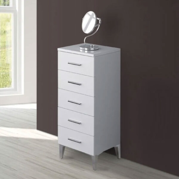 Base colonna singola 5 cassetti