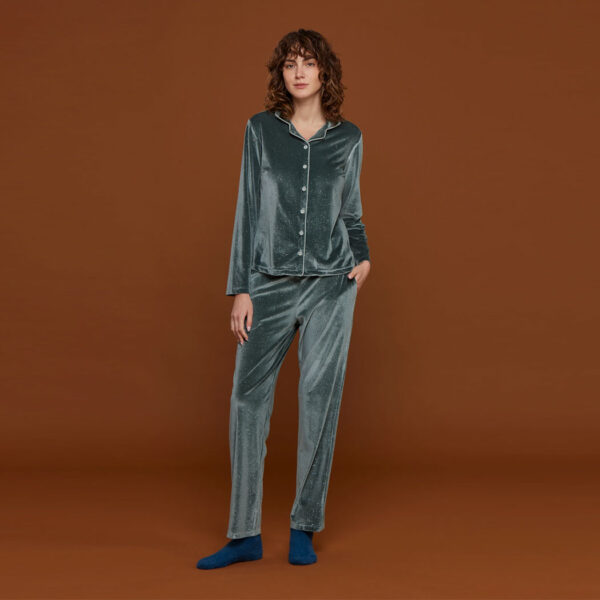 Pigiama donna ciniglia velvet