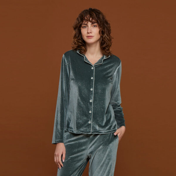 Pigiama donna ciniglia velvet - immagine 2