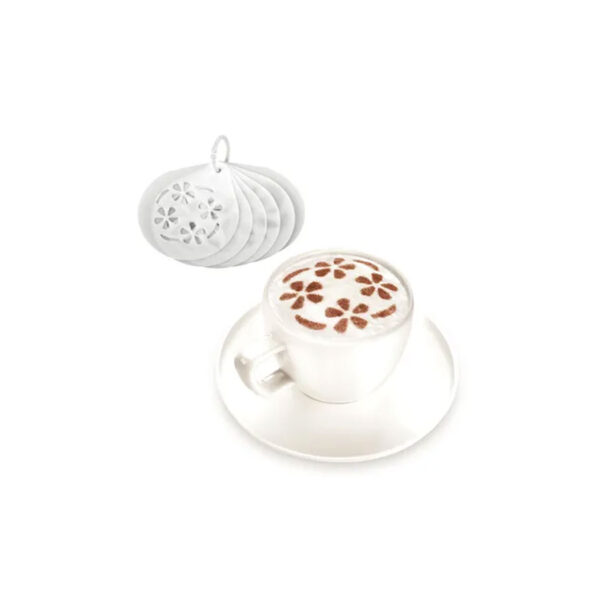 Dischi decorativi per cappuccino 6 pz - immagine 2