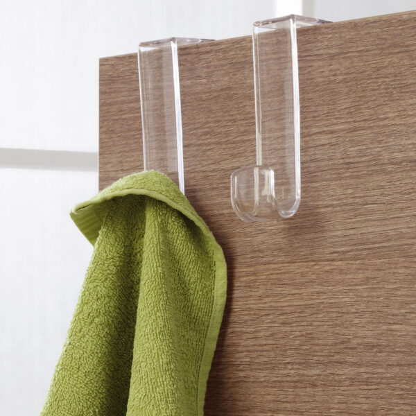 Set 2 pz appendini in plastica trasparente - immagine 3