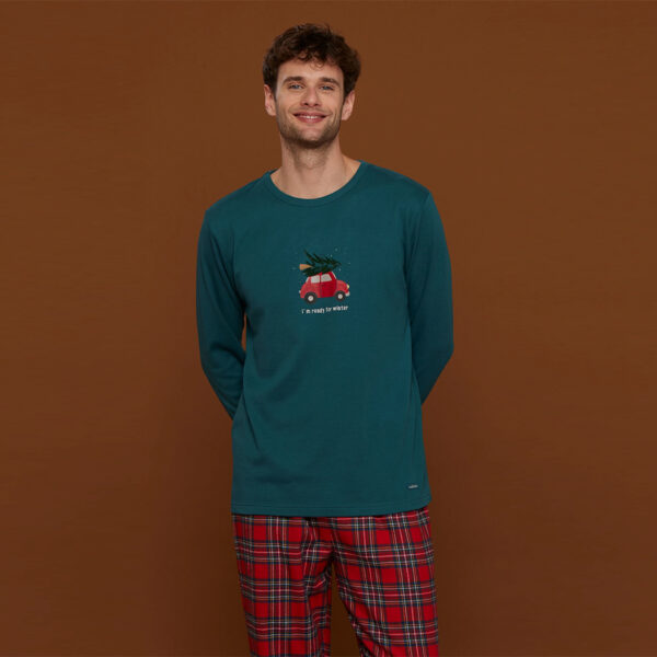 Sleepy pigiama uomo cotone e flanella - immagine 2