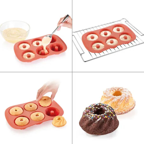 Stampo per 6 mini ciambelline - immagine 2