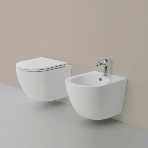 Vaso rimless sospeso linea T slim