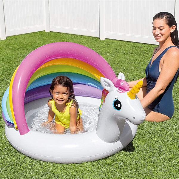 Unicorno piscina baby - immagine 2