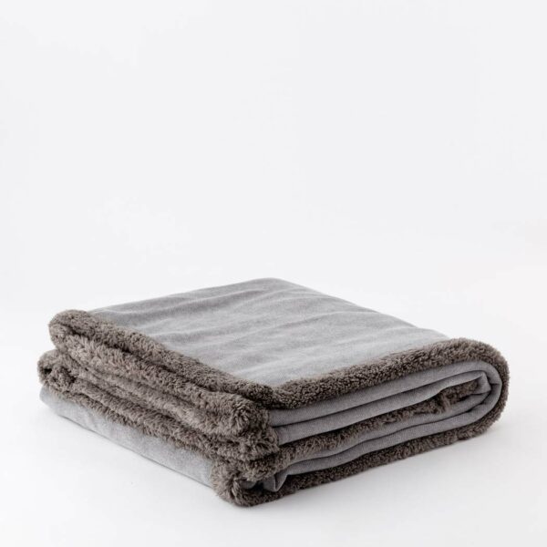 Milba plaid ciniglia - immagine 3