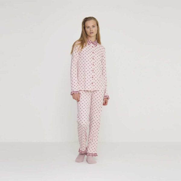 Petit coeur pigiama donna caldo cotone