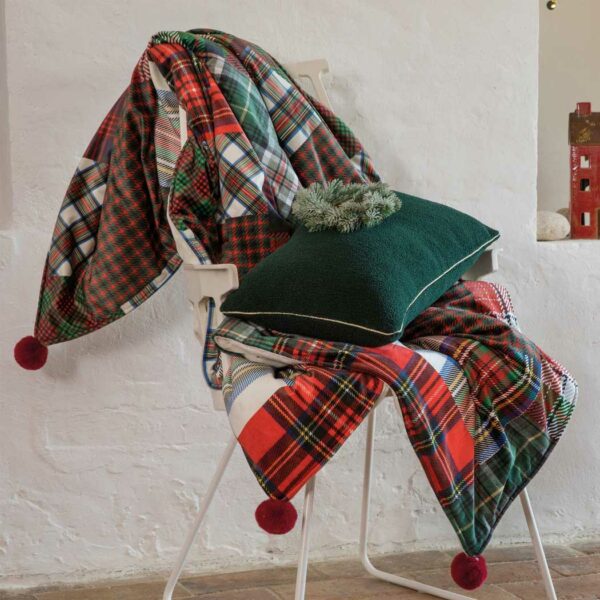 Cortina plaid in velluto - immagine 2