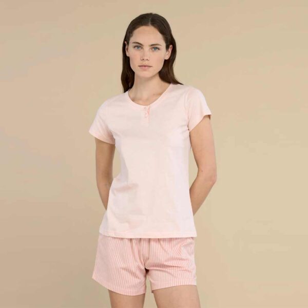 Little flower pigiama corto donna in cotone