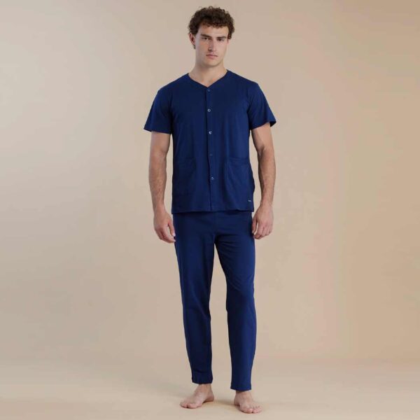 Timeless pigiama uomo manica corta pantalone lungo